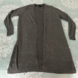 Heather gray cardigan